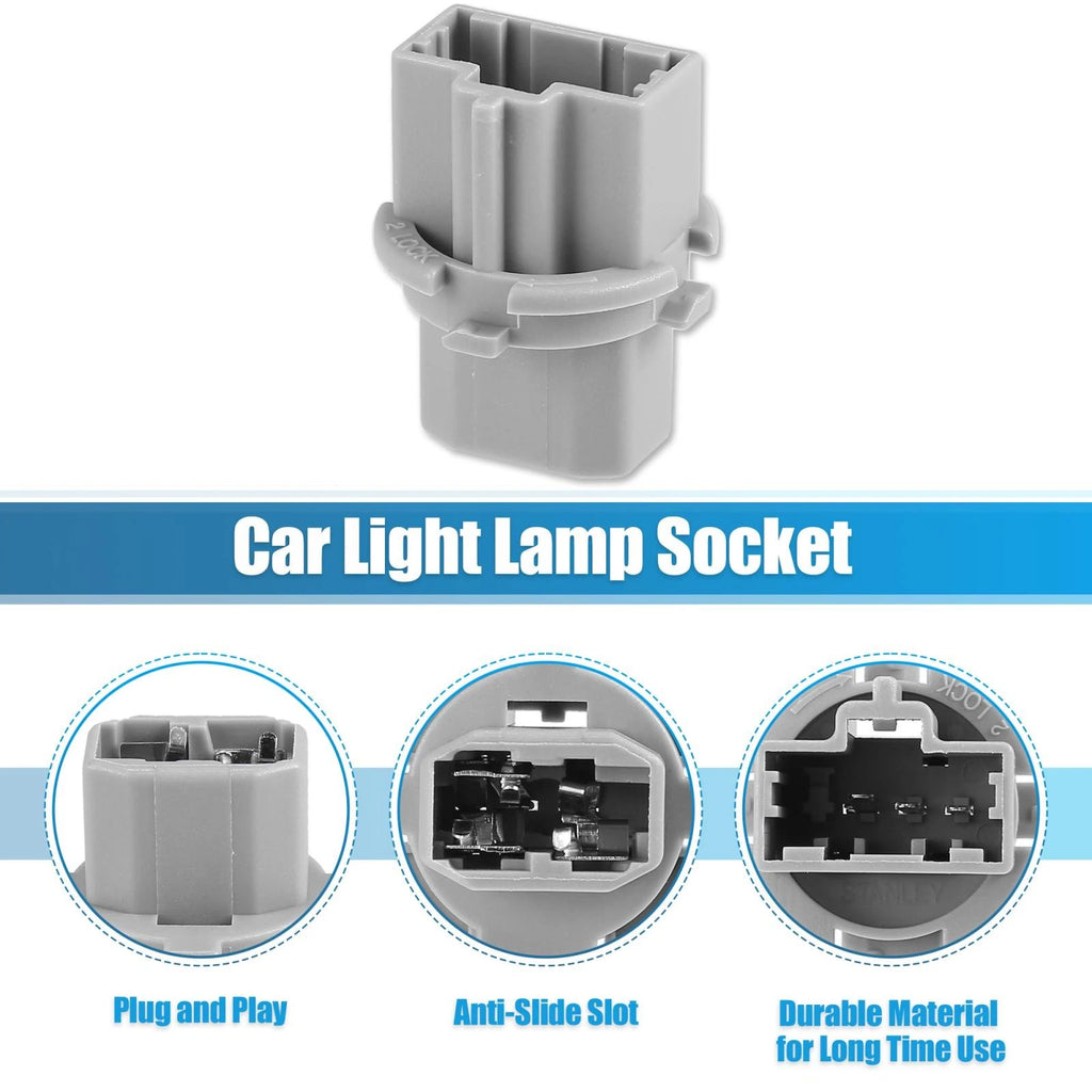 Turn Signal Light Bulb Socket 2pcs Replacement for Mazda 3 CX-5 (2009–2024)