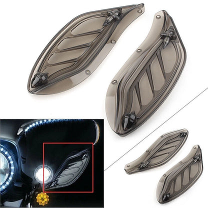 Side Wing Windshield Air Deflector for Harley Touring FLHR FLHT CVO (1996–2013)