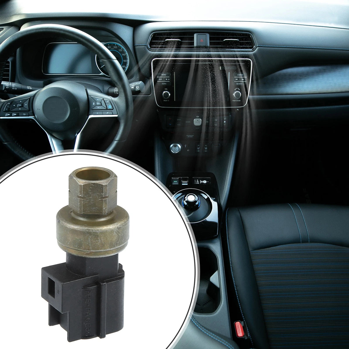 A/C Pressure Transducer Valve OEM Replacement for Dodge Challenger (2015–2023)