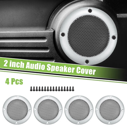 Set of 4 Speaker Grill Covers for Auto Subwoofers (Universal)