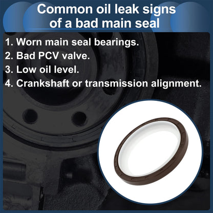 Crankshaft Oil Seal Replacement for Cadillac Escalade for Chevrolet Silverado (2002–2014)