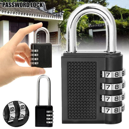 4-Digit Combination Padlock for Outdoor Security (No Specific Years)