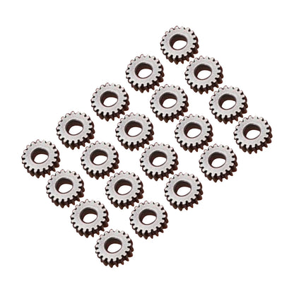 20PCS Steel Gear for Small Motor (0.3 Modulus, Hole 2.55MM)