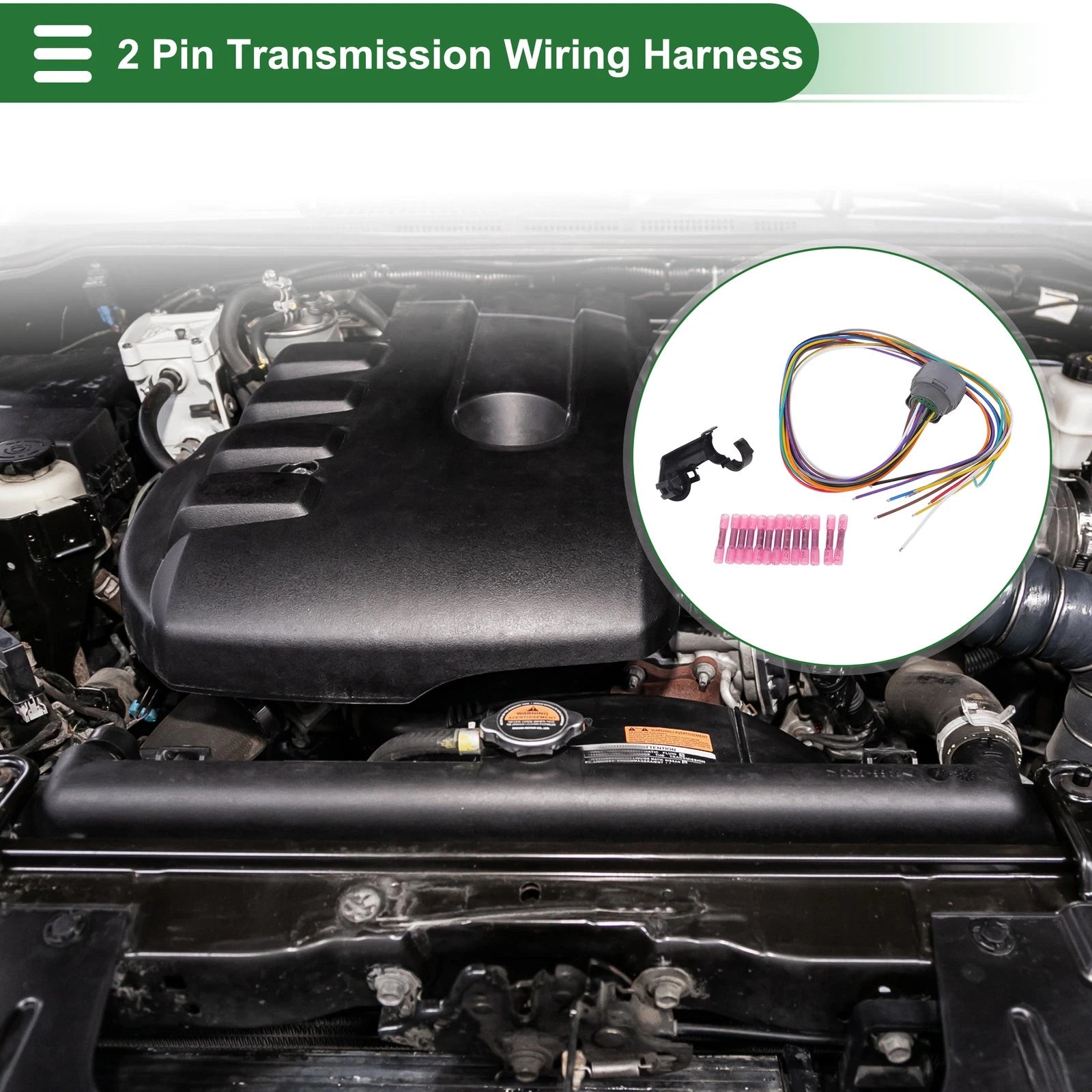 Transmission Wiring Harness 2 Pin Replacement for Chevrolet Silverado 1500 (2004–2006)