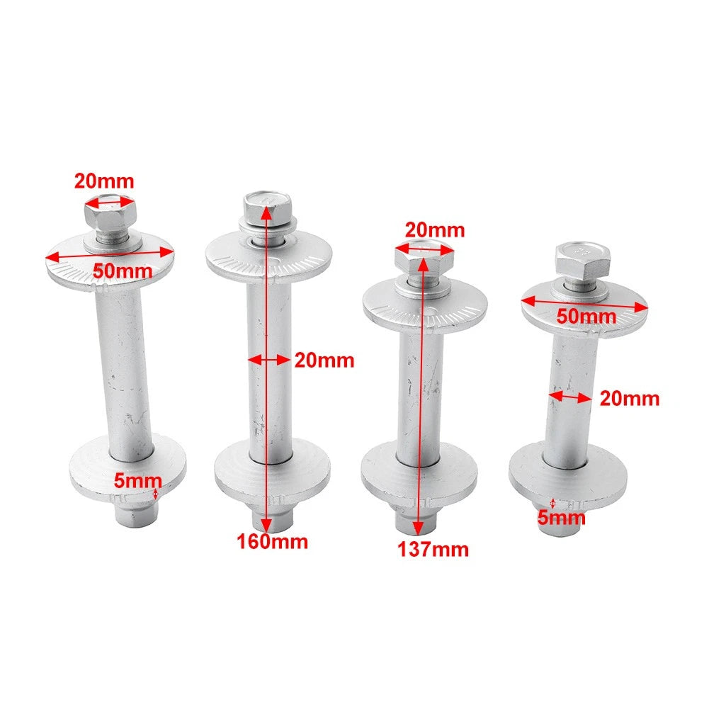 4X Front Lower Control Arm Adjust Bolt Kit for Toyota Tundra Sequoia (2000–2007)