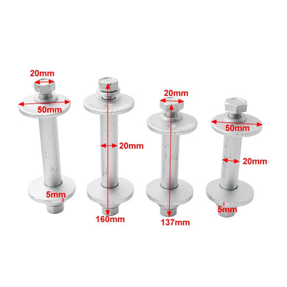 4X Front Lower Control Arm Adjust Bolt Kit for Toyota Tundra Sequoia (2000–2007)