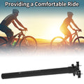 Seatpost 30.8x400mm Lightweight 2-Bolt for Bike Frame Matte Black (—)