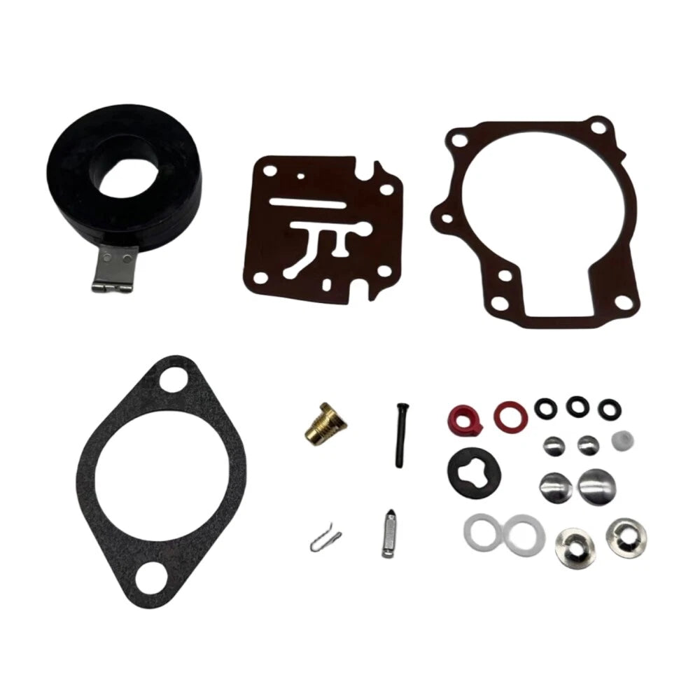 Carburetor Kit with Float for Johnson/Evinrude Outboard (392061, 396701, 398729)