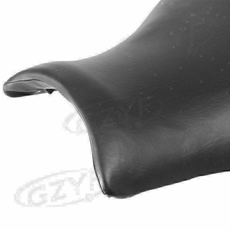 Front Rider Driver Leather Seat Cushion Pad for Suzuki GSXR1000 (2009–2016)