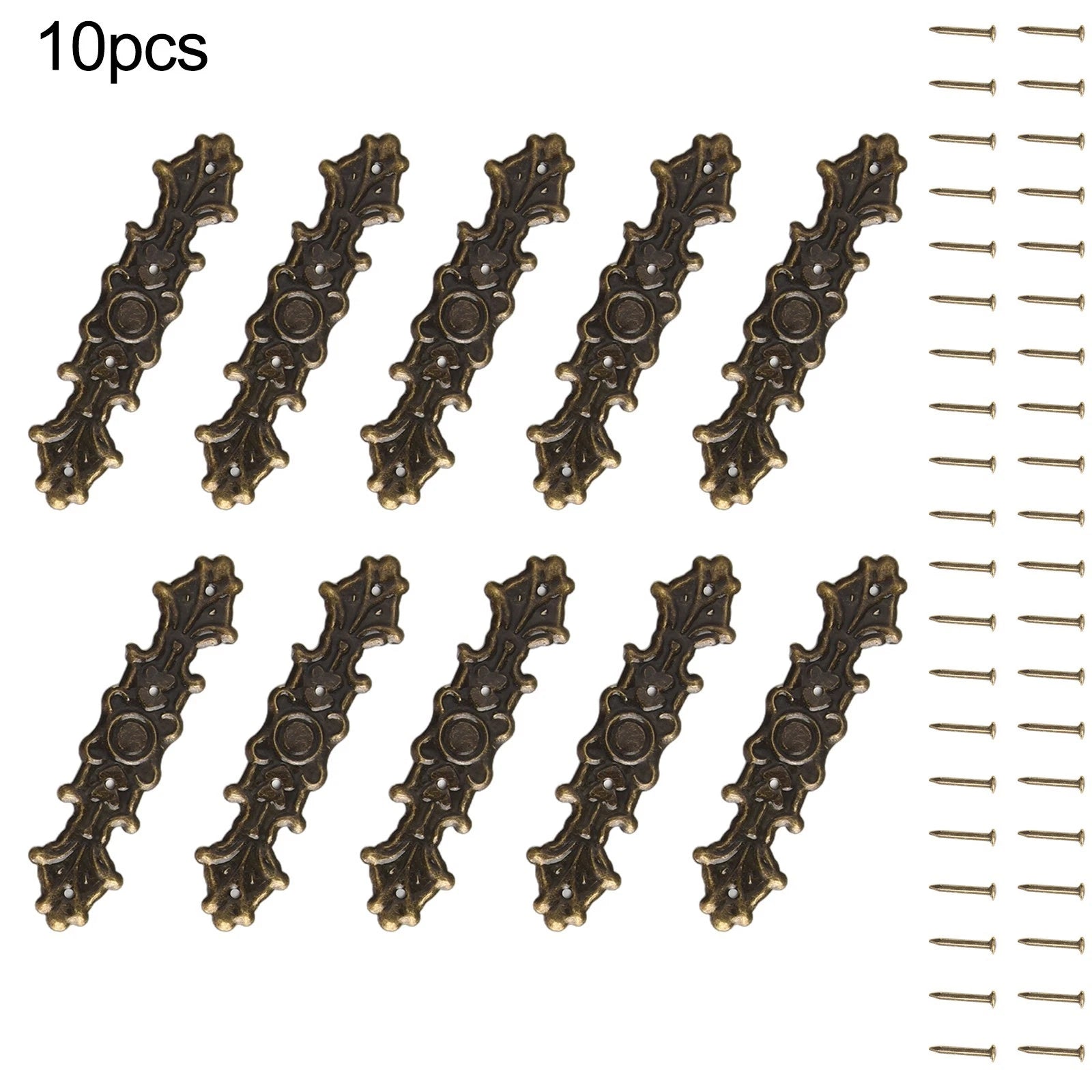 10PCS Alloy Decorative Corners for Wooden Boxes
