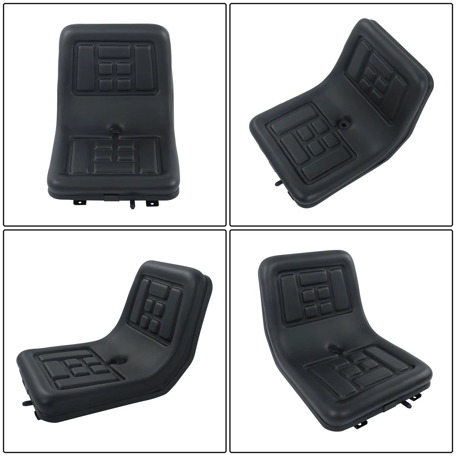 High Back Mower Seat for Universal Lawn Tractor (Black)