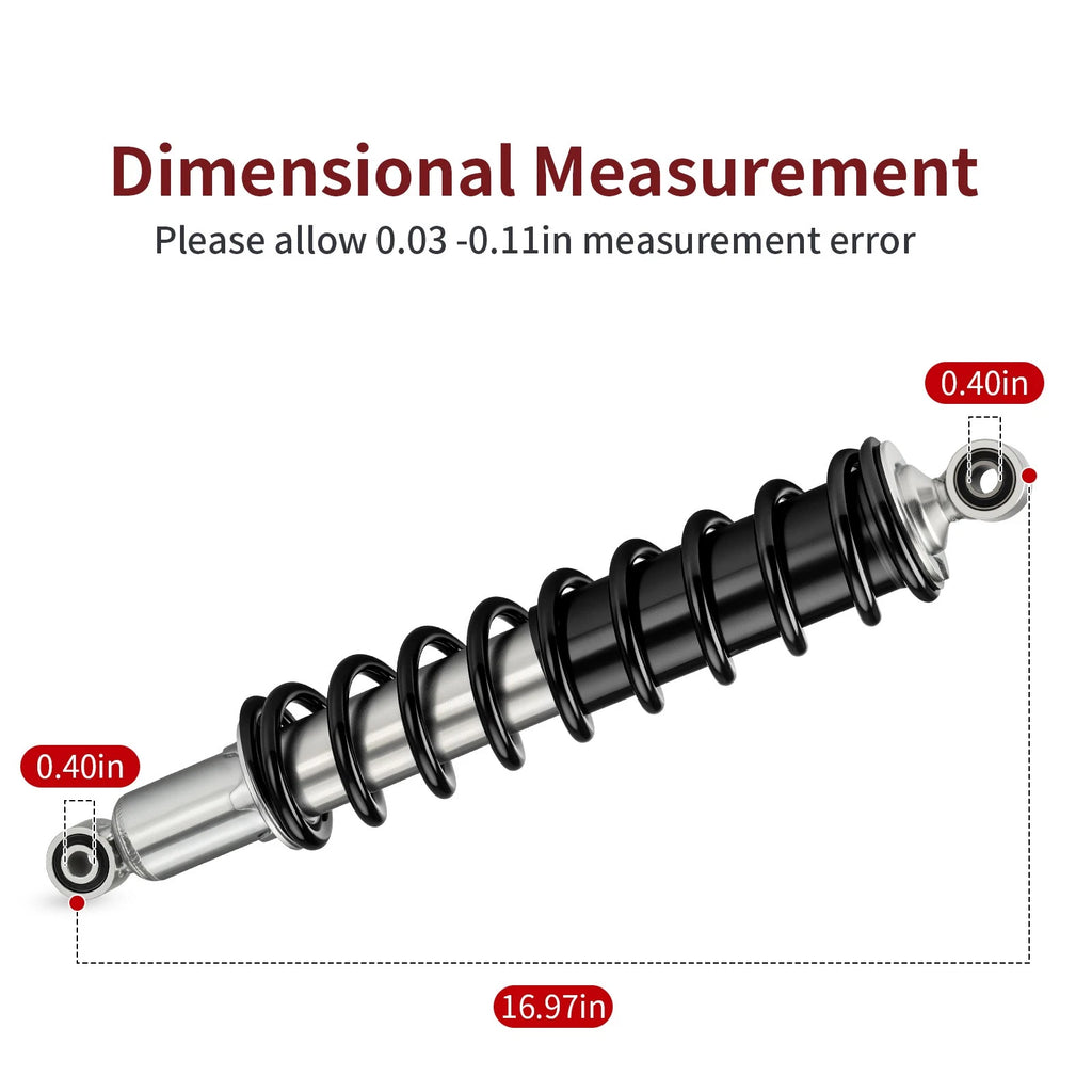 Pair of Front Left/Right Shocks for Honda Rubicon 500 TRX500FA (2001–2009, 2011–2014)
