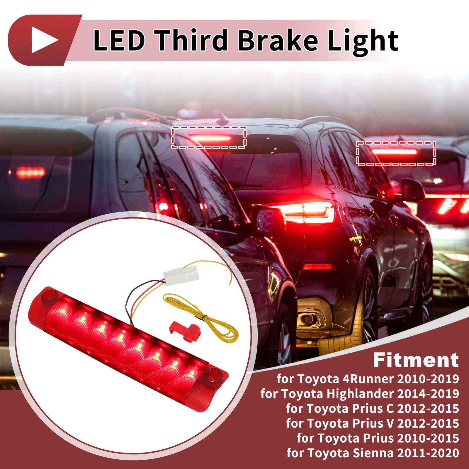 LED Third Brake Light for Toyota 4Runner Highlander (8157047051)