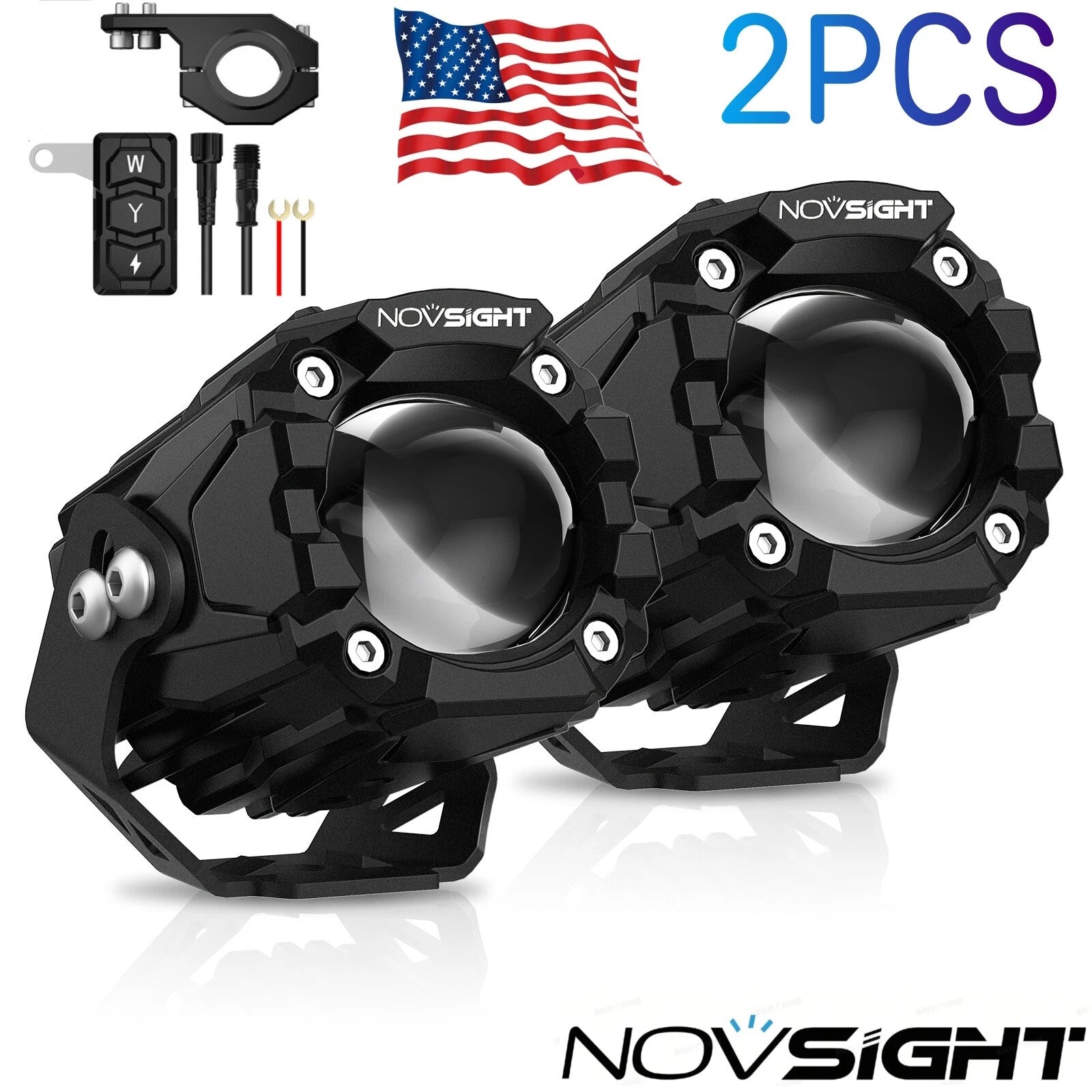 2" LED Work Light Pods for Jeep SUV Pickup (2010–2023)