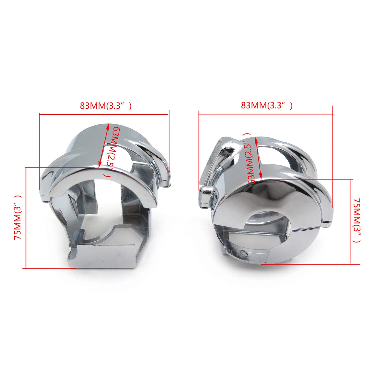 Chrome Switch Housing Cover for Honda Shadow VT600 VT750 (1983–2007)