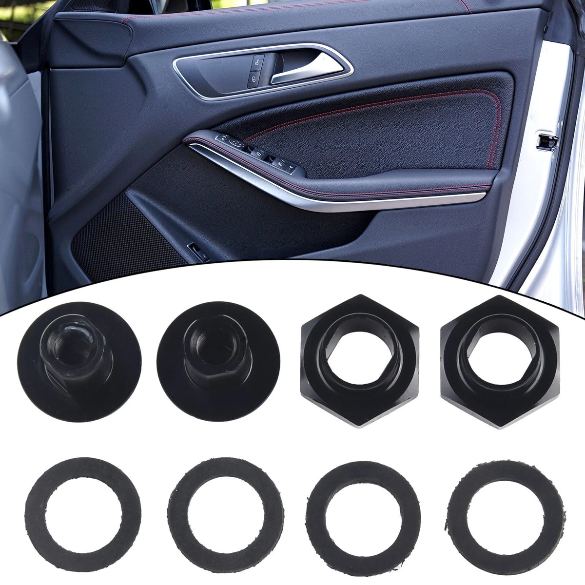 Rear Glass Strut Hardware Kit for Honda Civic EG6 (1992–1995) OEM