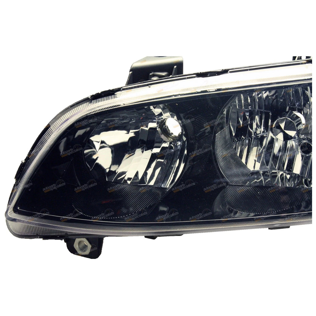 LH Black Headlight for Holden Commodore VE Series II (2010–2013)