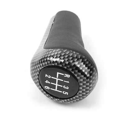 6 Speed Gear Shift Knob for BMW E90 E91 X1 X3 X5 X6 (2007–2013) Carbon Fiber