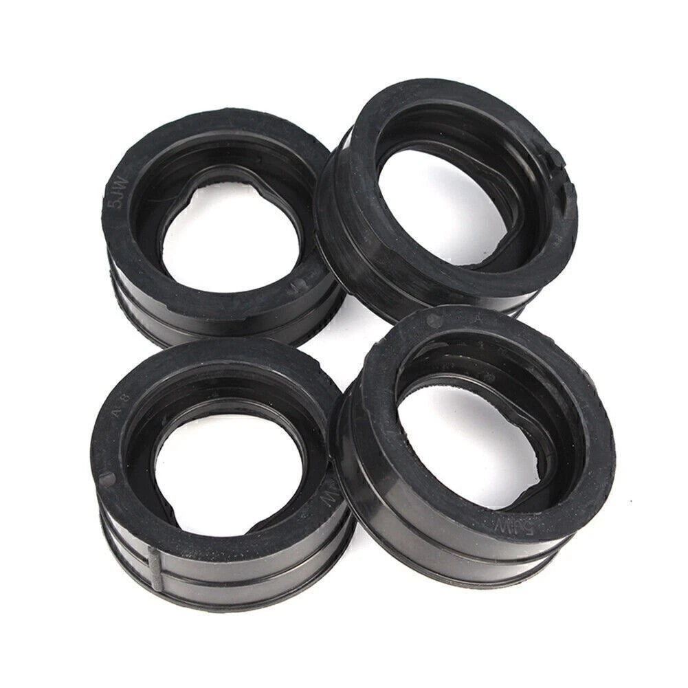 4PCS Carburetor Adapter Interface for Yamaha FJR1300 (2003–2012) Black