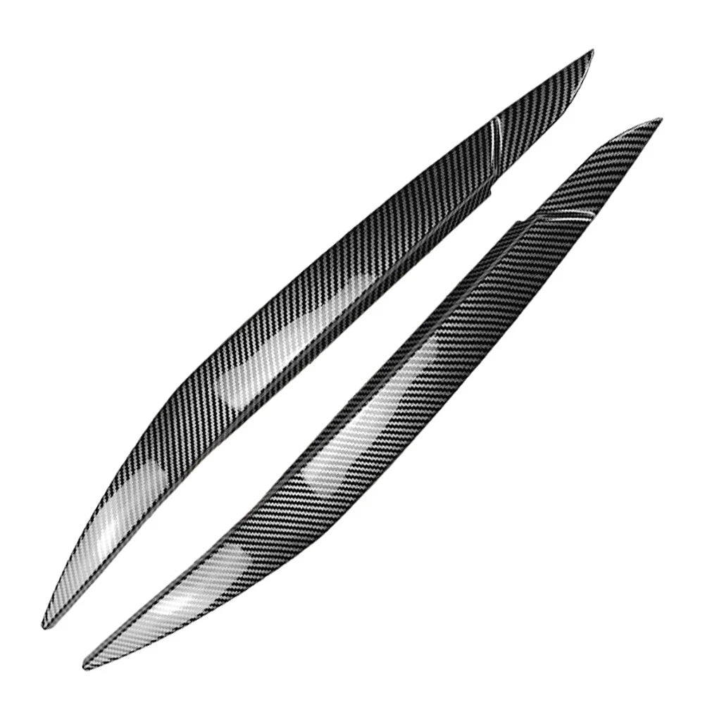 Carbon Look Headlight Eyebrows Trim for BMW X6 E71 E72 X6M X5M E70