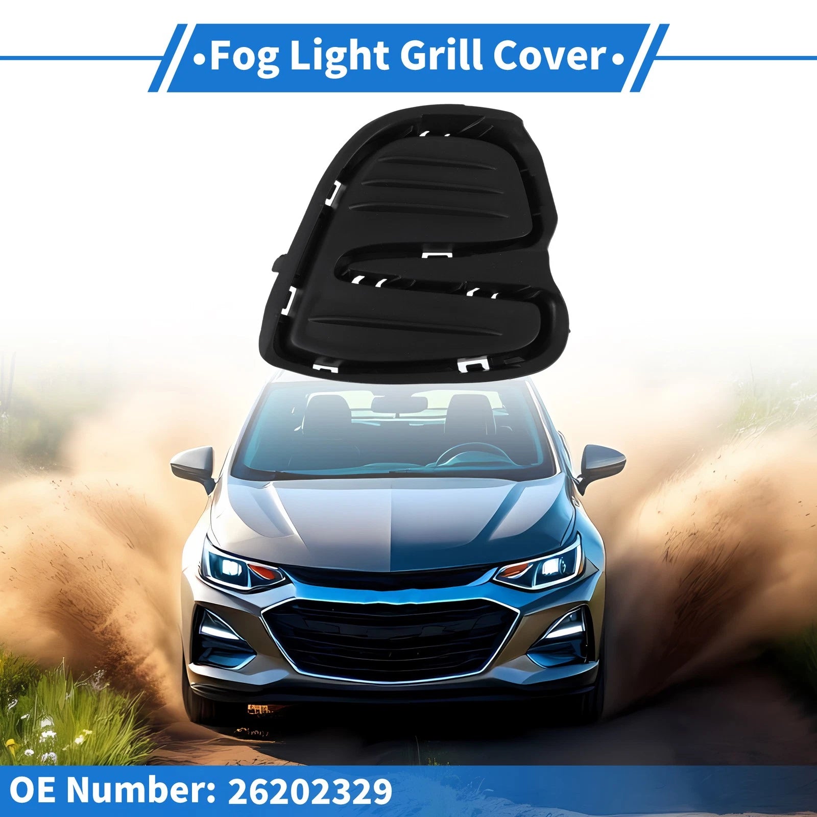 Front Right Fog Light Grill Replacement for Chevrolet Cavalier (2018–2020)
