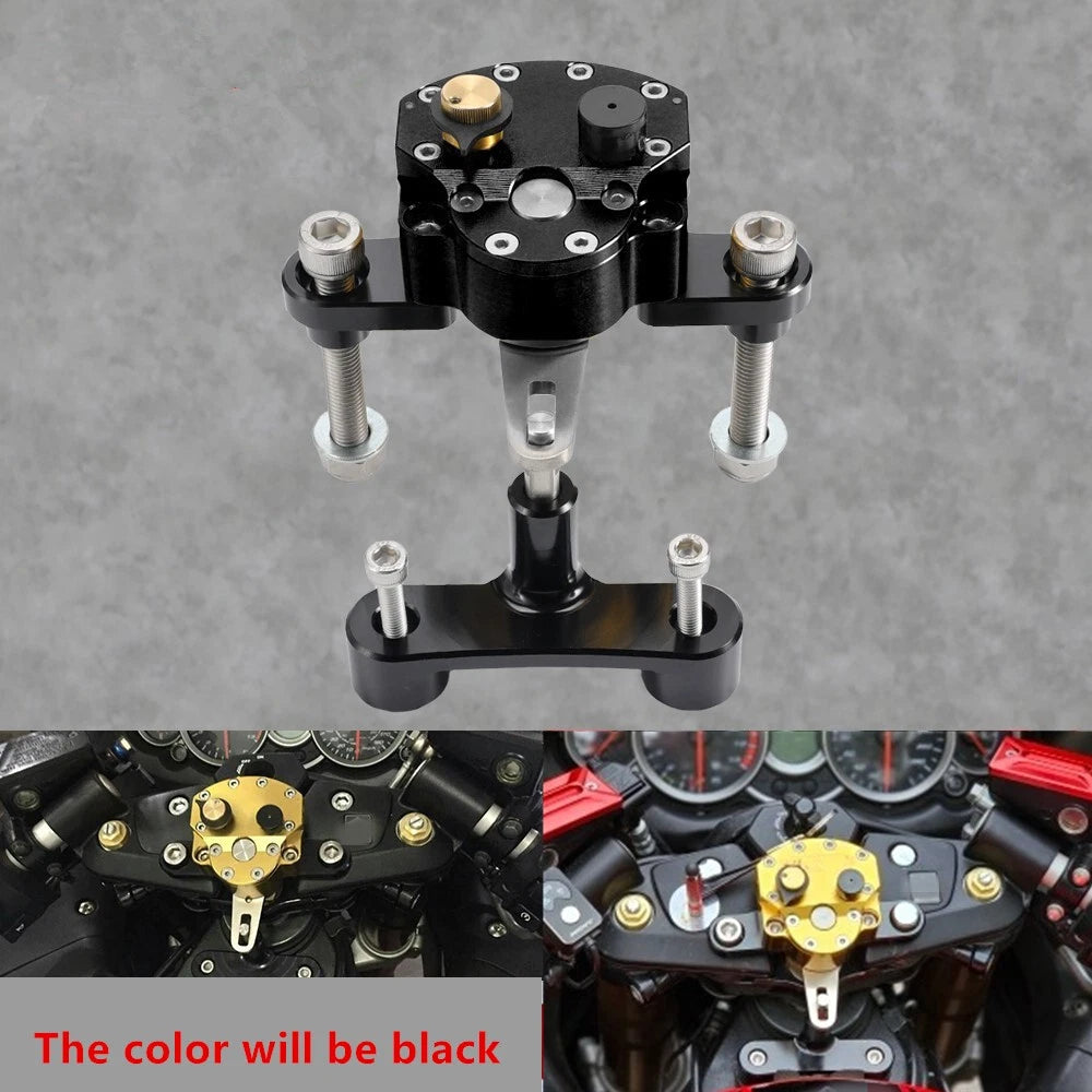 Adjustable Steering Damper Stabilizer For Suzuki GSX1300R Hayabusa 2008-20 Black