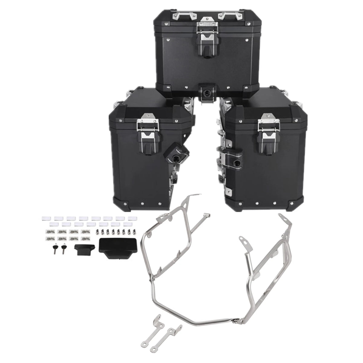 Trunk Saddlebags Pannier Side Case Mount Bracket for BMW R1200GS (2013–2018)
