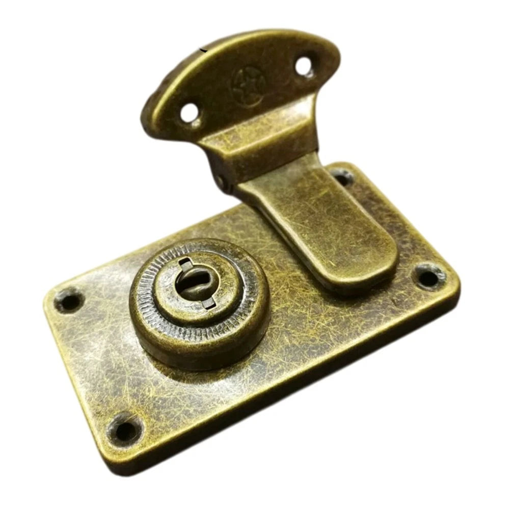Antique-Style Sliding Lock for Suitcase Travel Case Trunk Storage Box