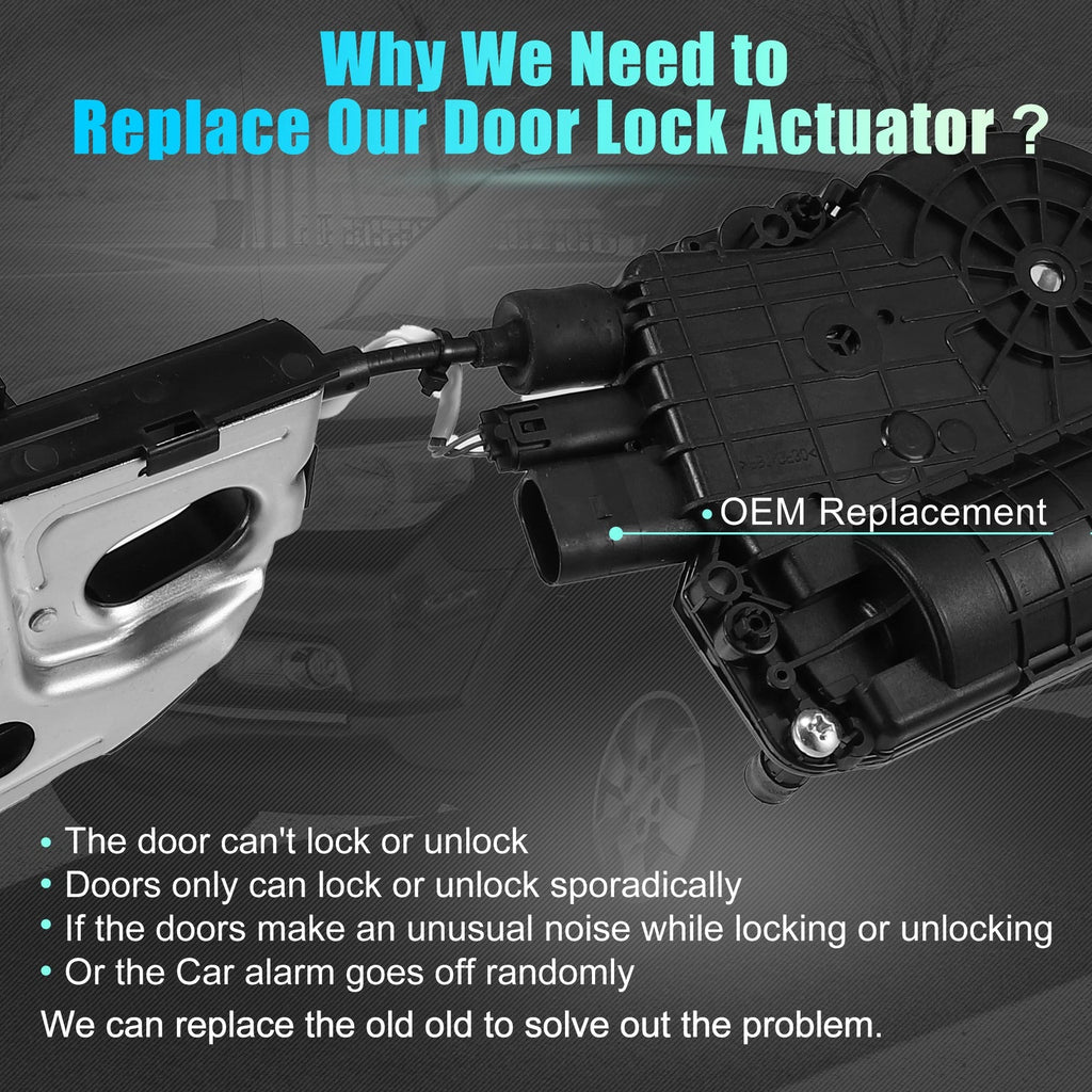 Front Left Door Lock Actuator Replacement for BMW X5 E70 X6 E71 (2007–2014)