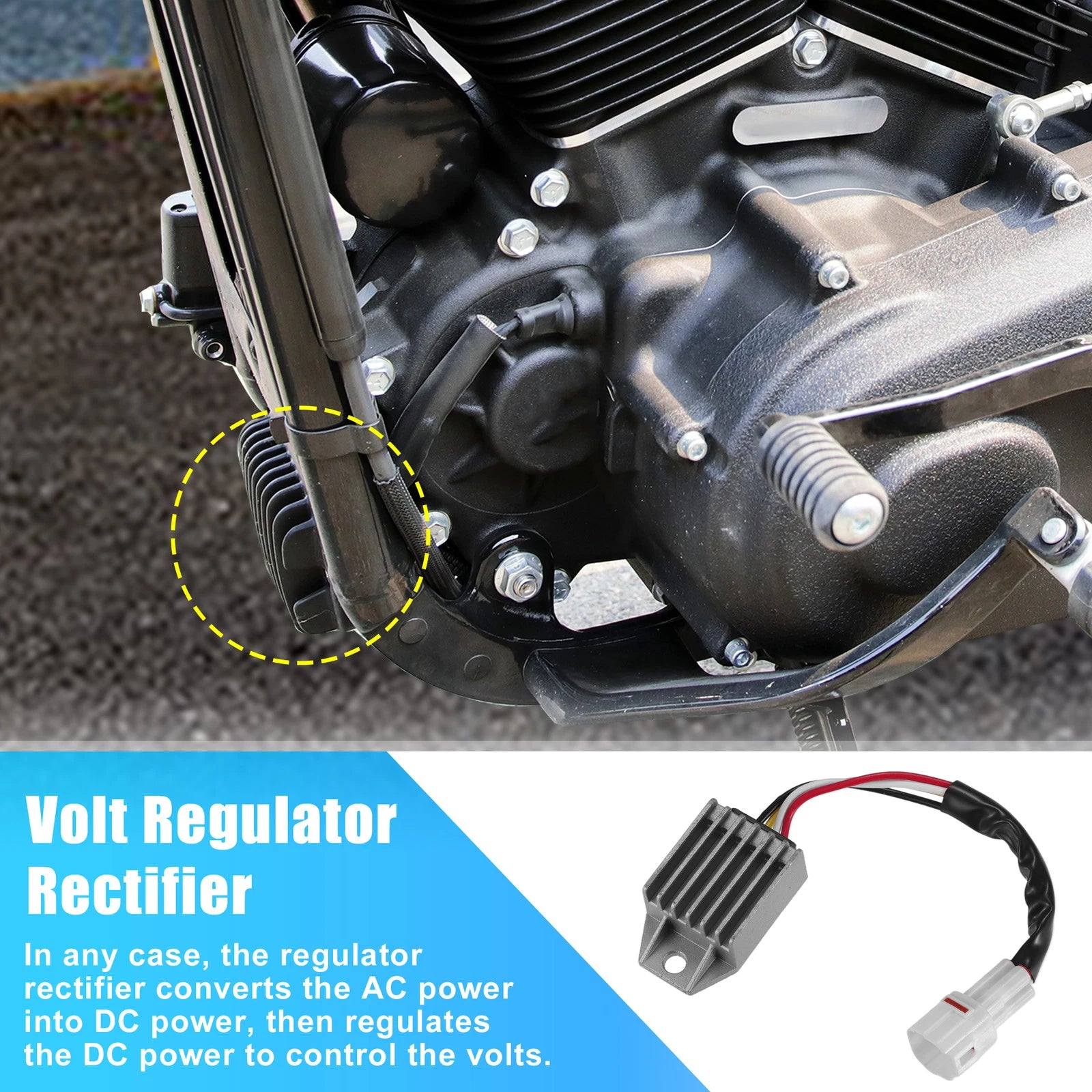 Voltage Regulator Rectifier for Yamaha YFA1 Breeze 125 (1997–2004)