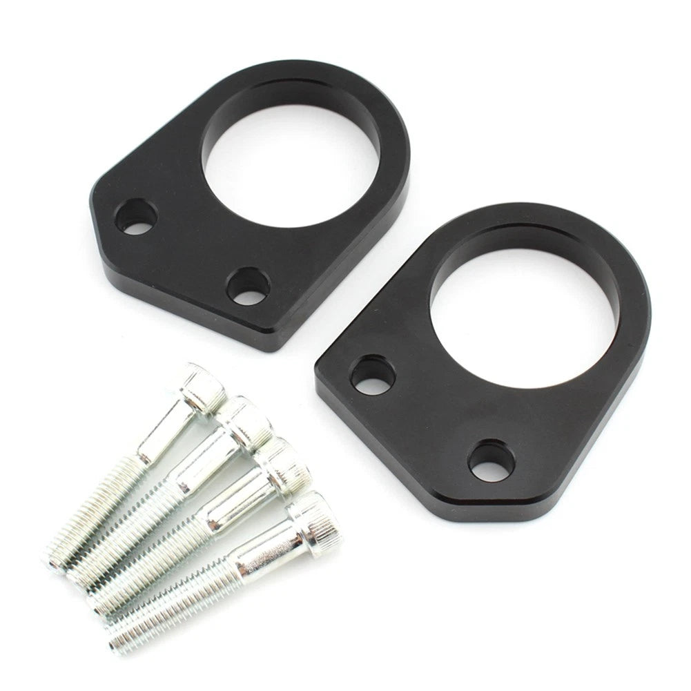 2X Black Handlebar Riser Spacer Mount Clamp for Suzuki GIXXER 250 SF