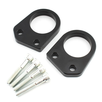 2X Black Handlebar Riser Spacer Mount Clamp for Suzuki GIXXER 250 SF