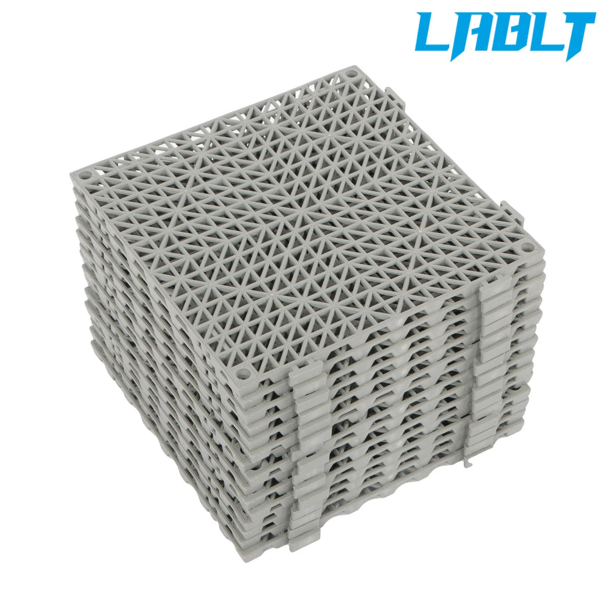 Set of 55 Interlocking Drainage Tiles 12x12 inch for Bathroom Deck Patio