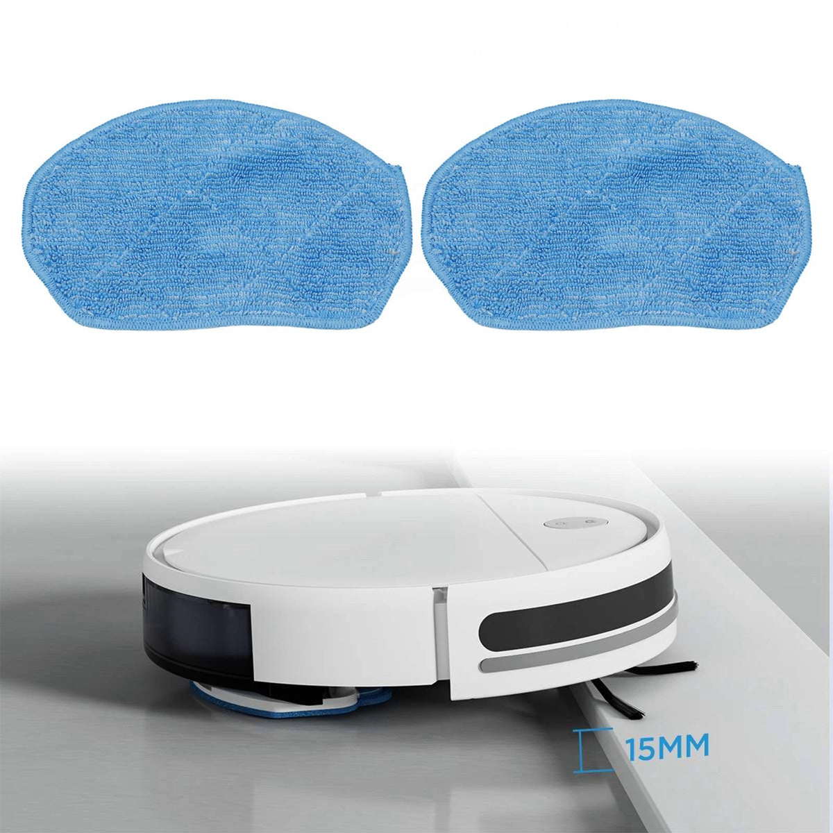 25 Pack Heavy Duty Cleaning Rags for Midea VCR04W Robot Vacuum Cleaner