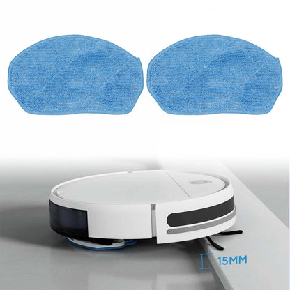 25 Pack Heavy Duty Cleaning Rags for Midea VCR04W Robot Vacuum Cleaner