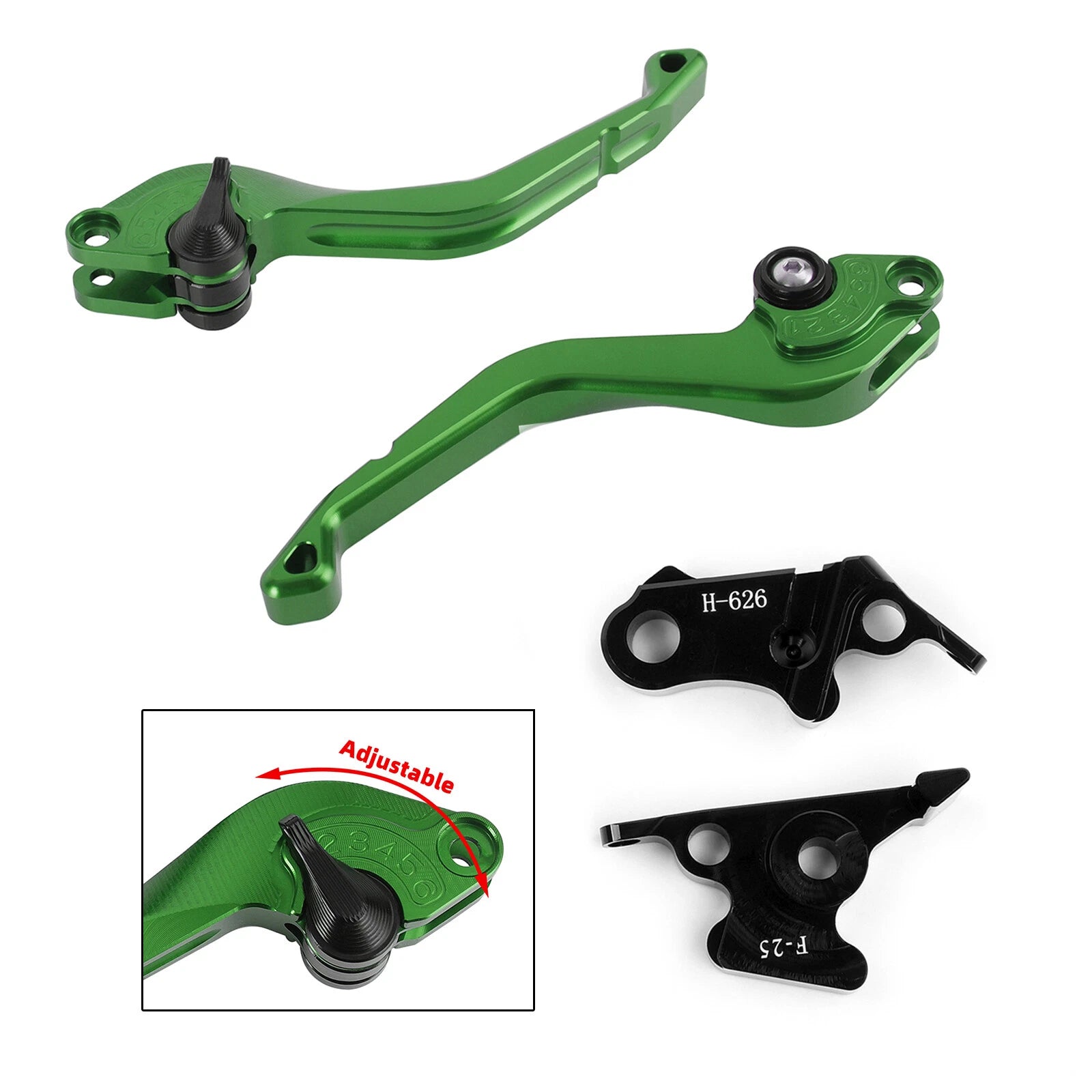 CNC Short Clutch Brake Lever for Honda GROM CBR250R CBR300R CBR500R (2013–2023)