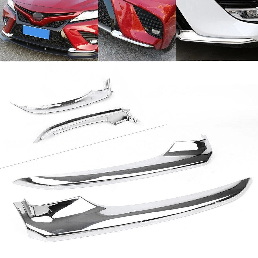 Chrome Front Bumper Lower Molding Trim for Toyota Camry (2018)