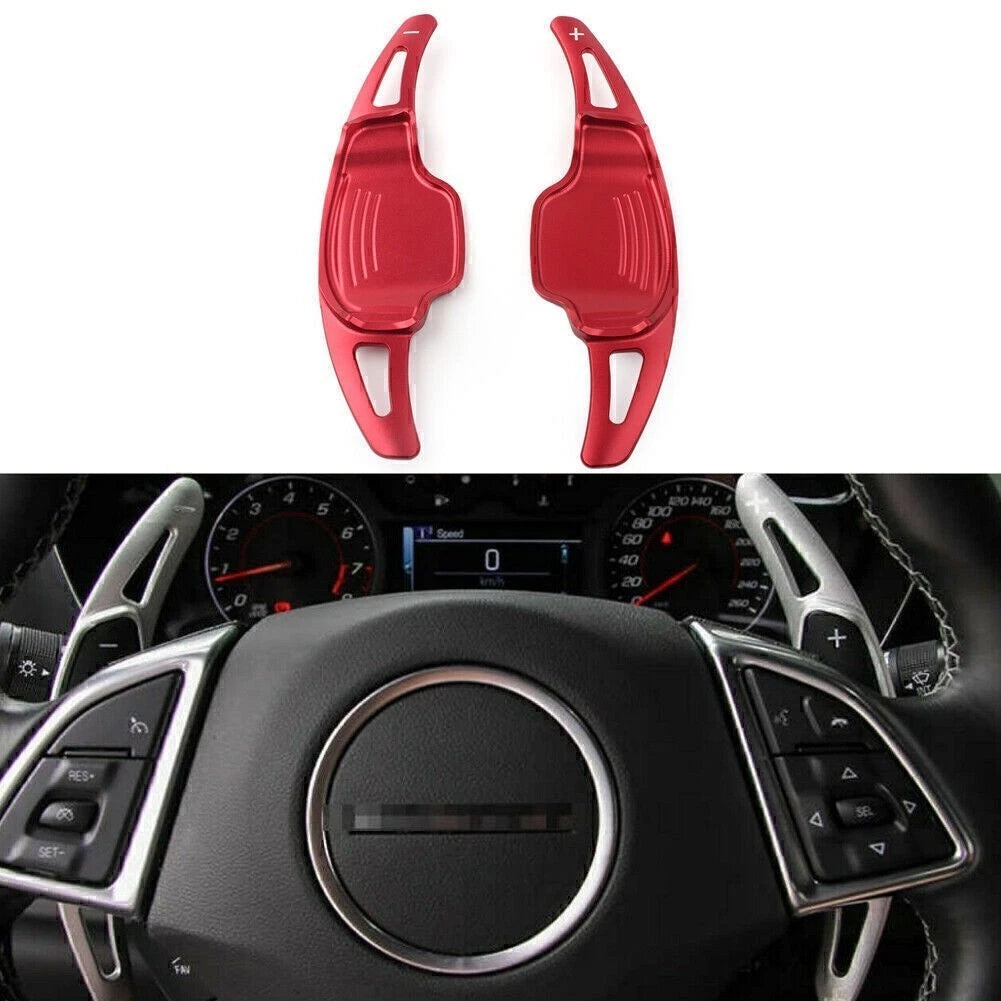 Steering Wheel Shift Paddle Extension for Buick LaCrosse (2016–2019) Red