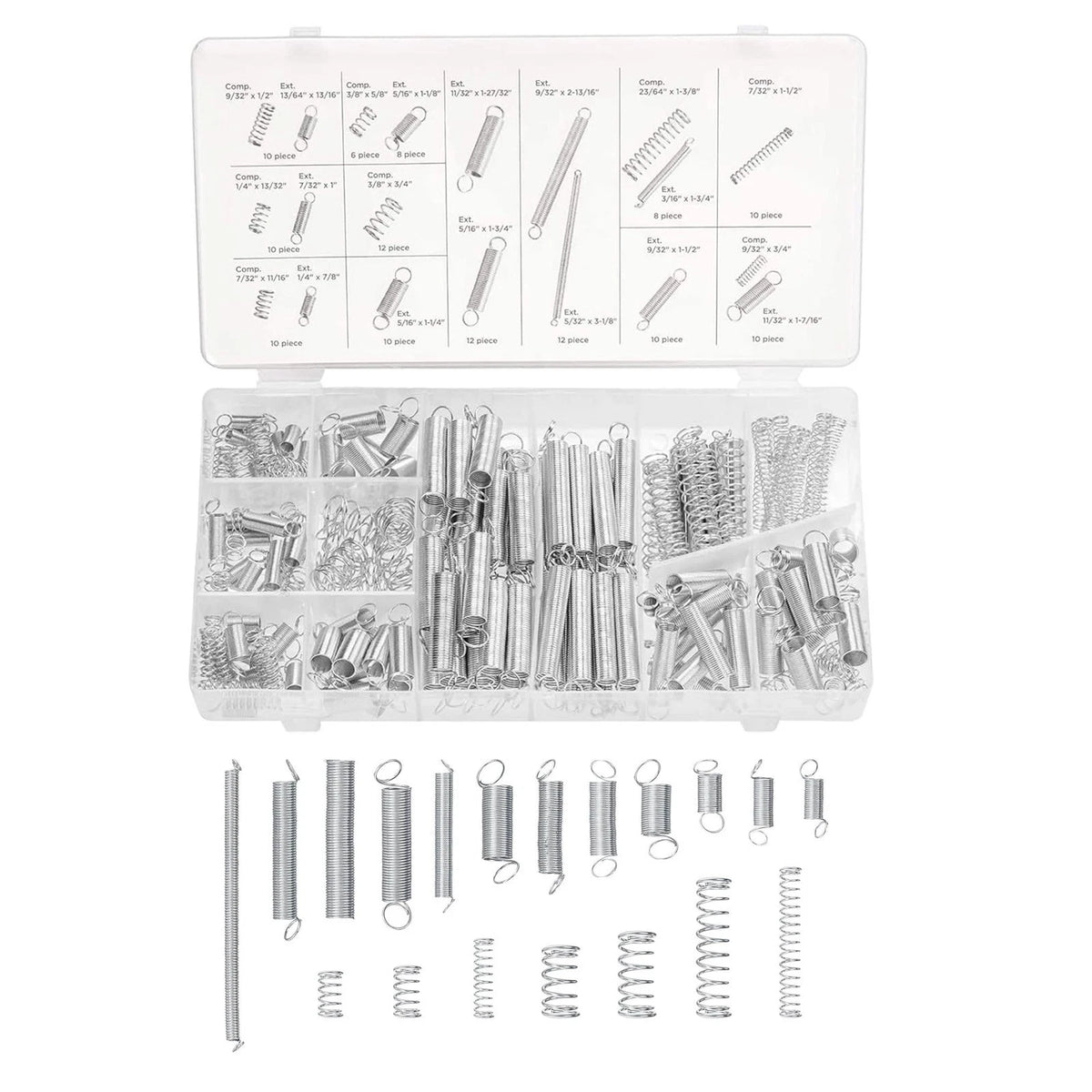 200PCS Spring Assortment Kit for DIY Repair Projects