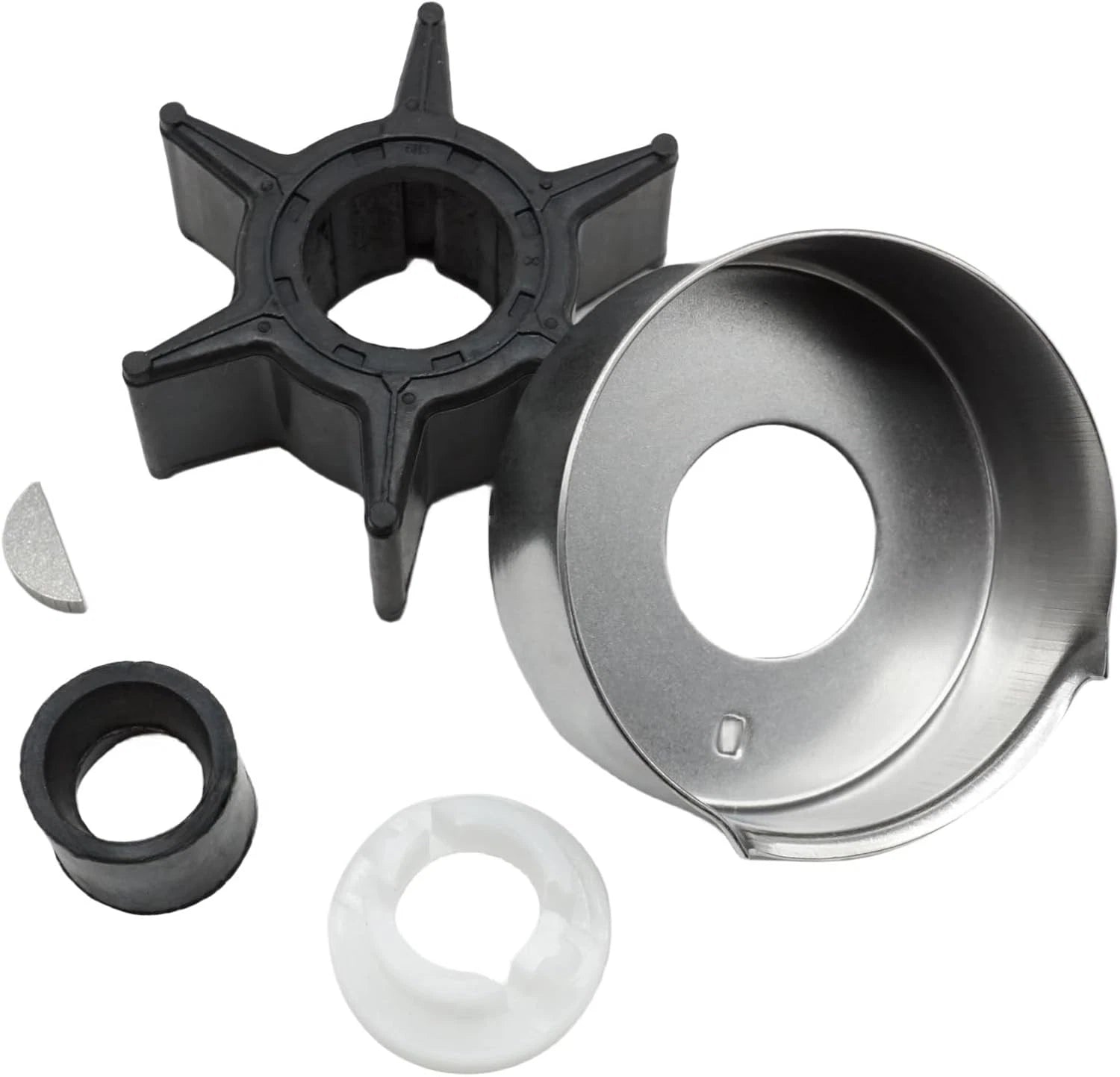Water Pump Impeller Repair Kit for Yamaha F40/F50/F60hp (63D-W0078-01-00)