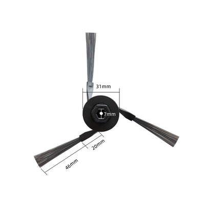 2X Roller Brushes & 4 Side Brushes for Dreame Aqua10 Ultra
