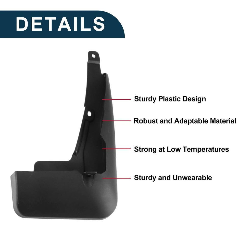 Mud Flaps Splash Guards 1Set Replacement for Toyota Crown Kluger (2021–2023)
