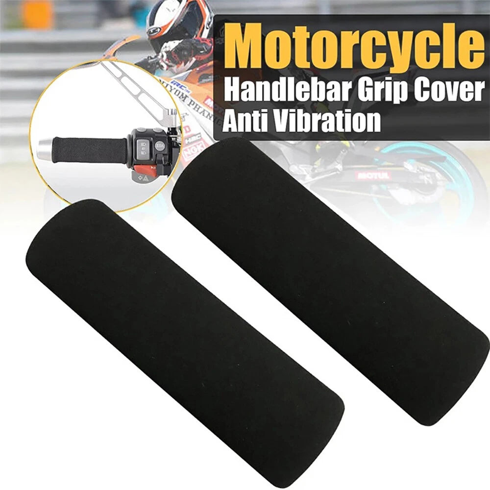 Anti-Vibration Comfort Handlebar Grip Cover For Motorcycle With 7/8'' Handlebar
