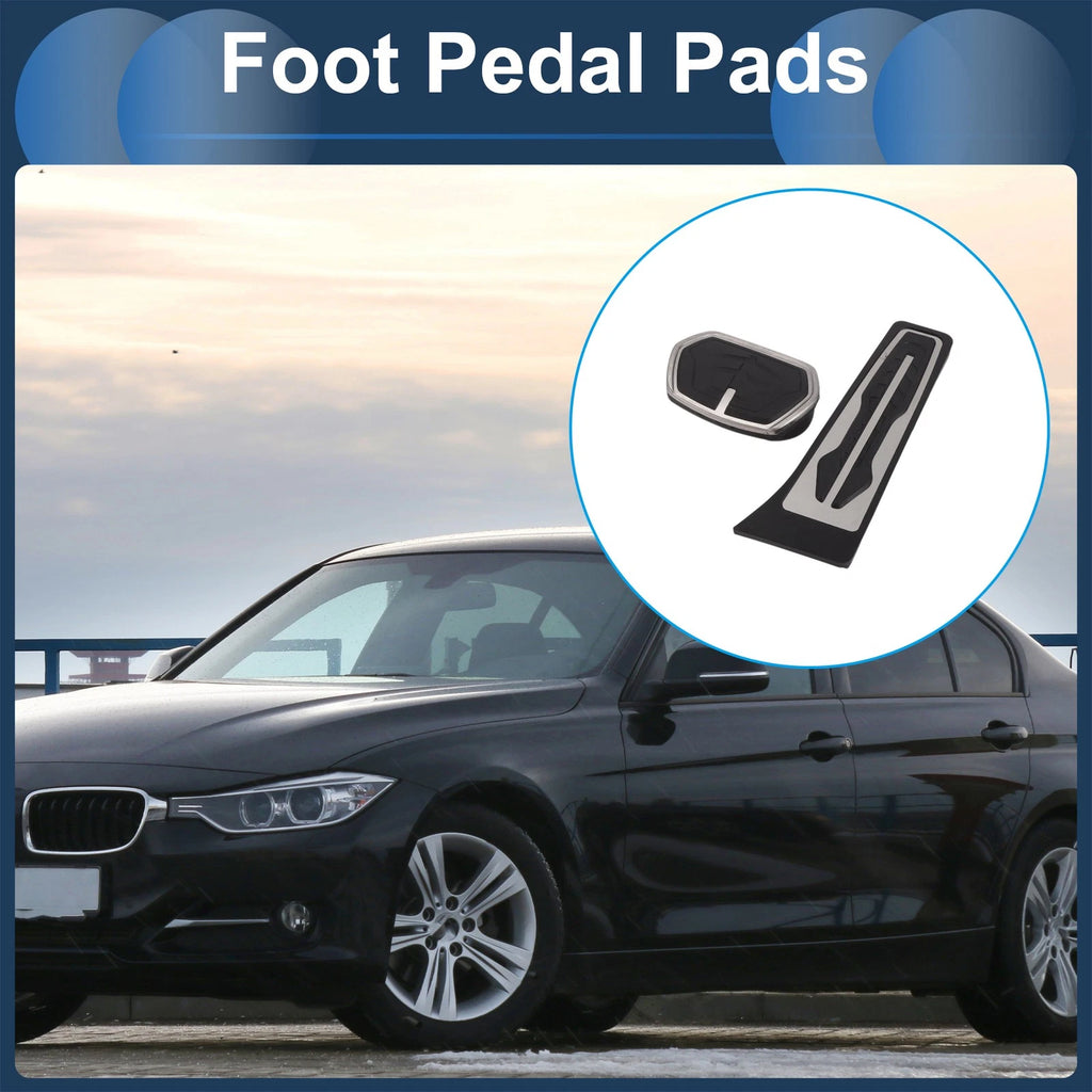 Foot Accelerator Pedal Covers Replacement Set for BMW X1 (F48) 2016-2022