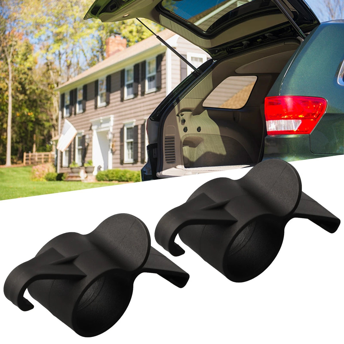 for Easy install Car Umbrella Hanger Efficient Trunk Storage Solution Set of 2