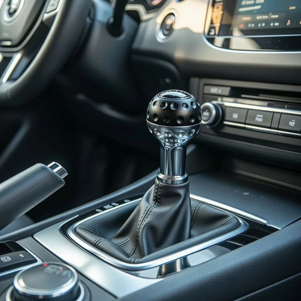 6 Speed Manual Gear Shift Knob Shifter Lever for Universal Fit (Black/Blue/Red/Silver)