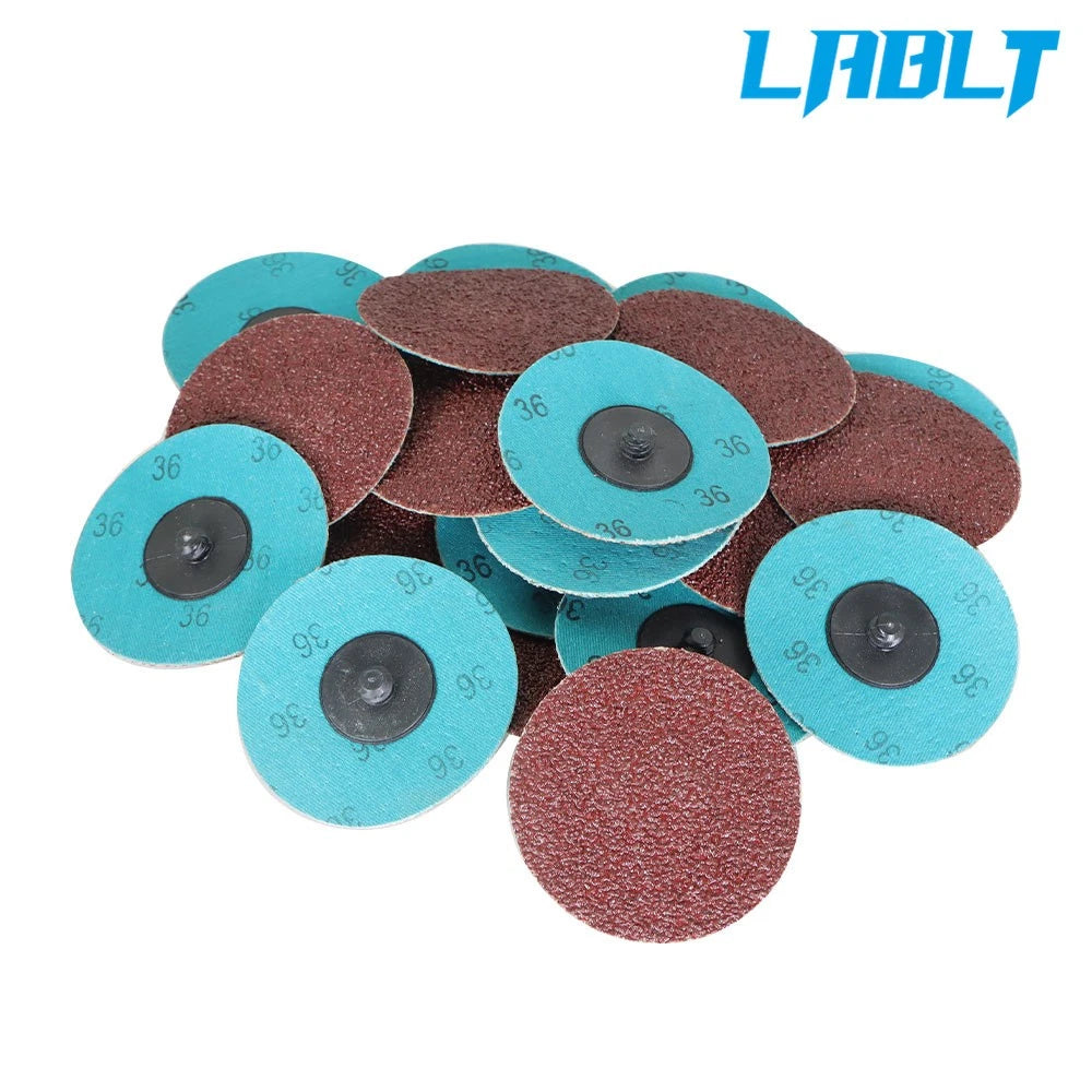 Set of 4 25×3" 36 Grit Aluminum Oxide Grinding Discs for Die Grinder