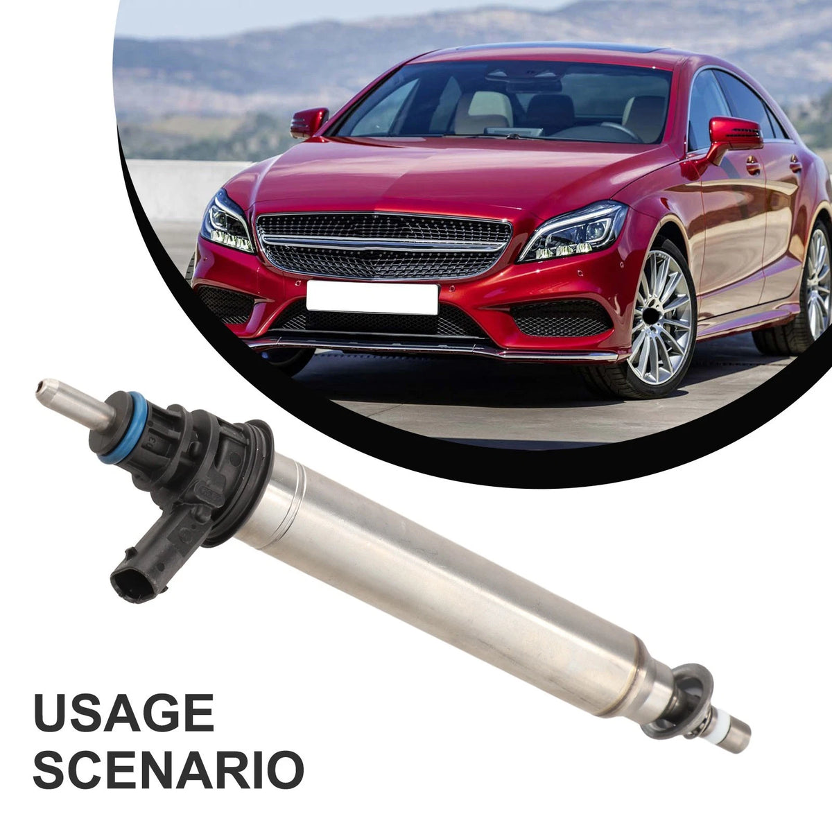 Injector for Mercedes-Benz A B C E G GL CLA GLC (A2780700687, 0261500065)