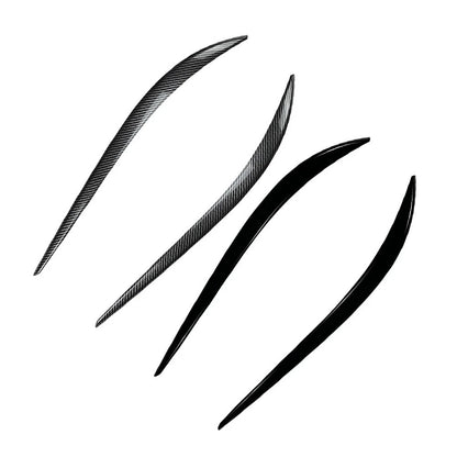 Eyelid Cover Eyebrow Trim for Alfa Romeo Giulia (2015–2024) ABS Black