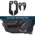 Door Anti Kick Pad Sticker Protector for Honda CRV (2007–2011) Black 1 Set